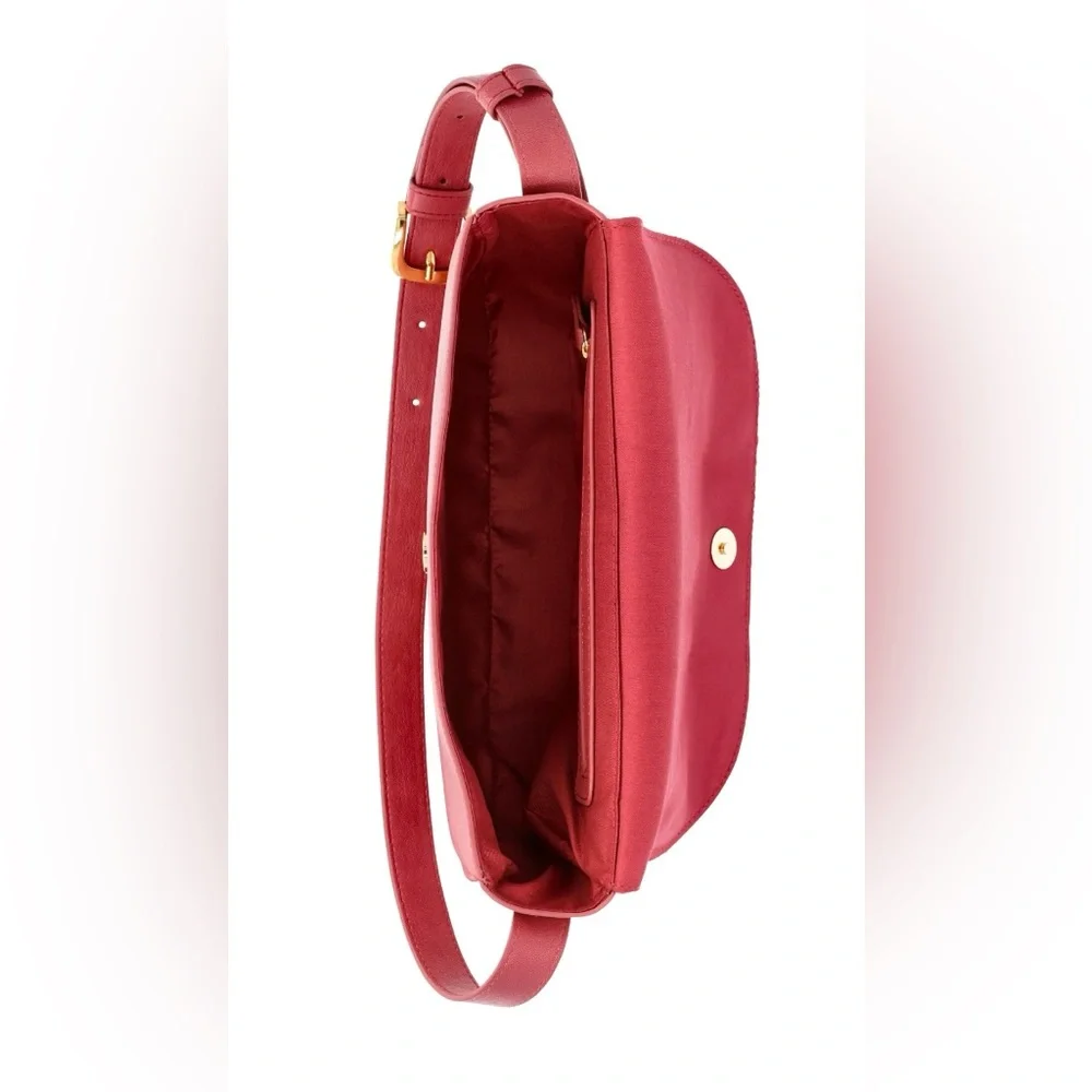 Time‎ & Tru Lina East West Pink Crossbody Bag Adjustable Strap NWT!